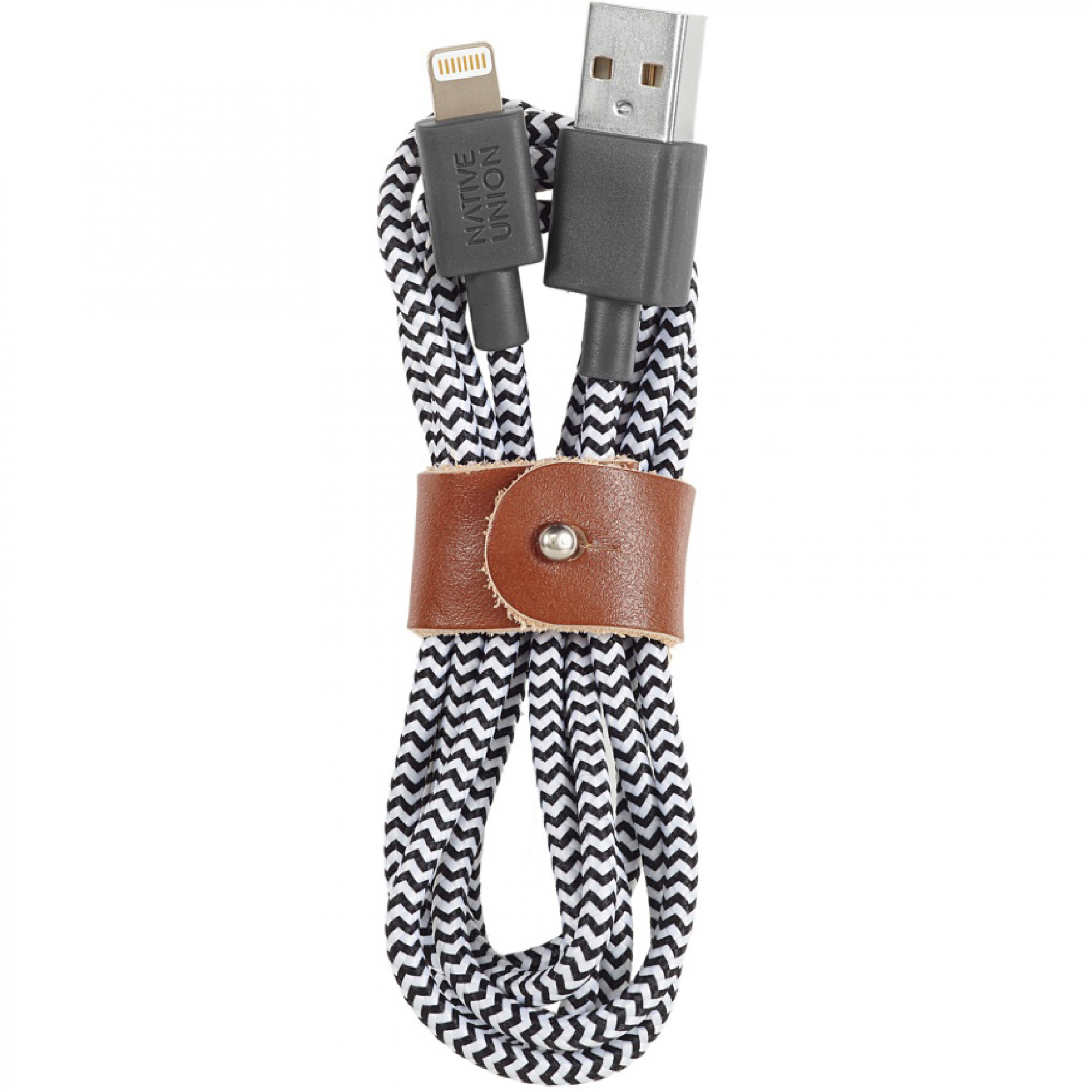 Кабель Native Union Belt Cable Lightning Zebra (3M) V2